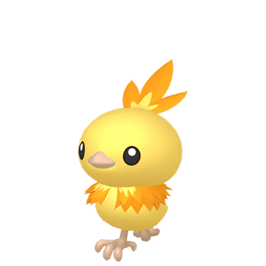 Pokémon HOME Shiny Torchic ♀ sprite 