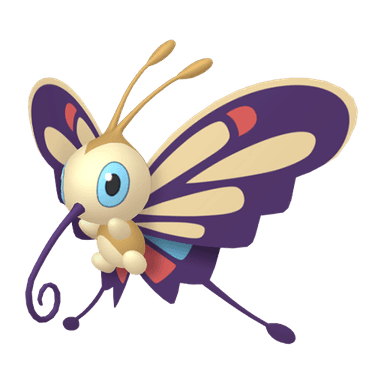 Pokémon HOME Shiny Beautifly ♀ sprite 