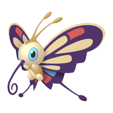 Pokémon HOME Shiny Beautifly sprite 