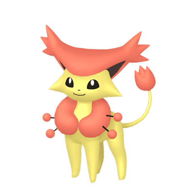 Pokémon HOME Shiny Delcatty sprite 