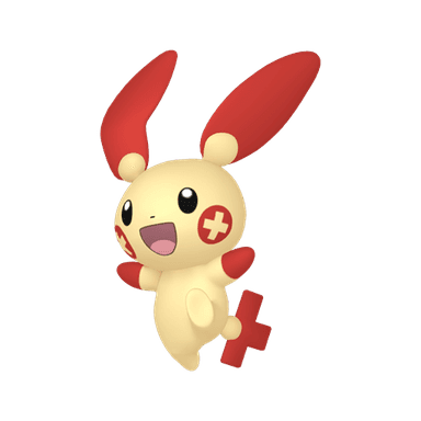 Pokémon HOME Shiny Plusle sprite 