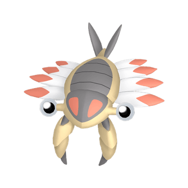 Pokémon HOME Shiny Anorith sprite 