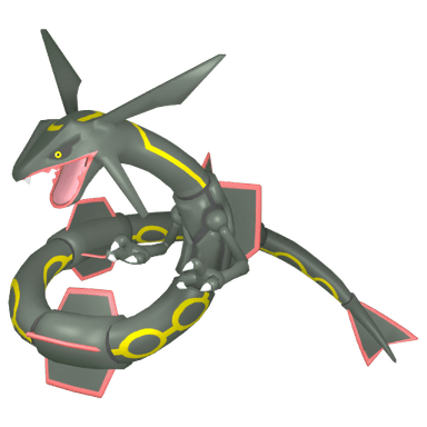 Pokémon HOME Shiny Rayquaza sprite 