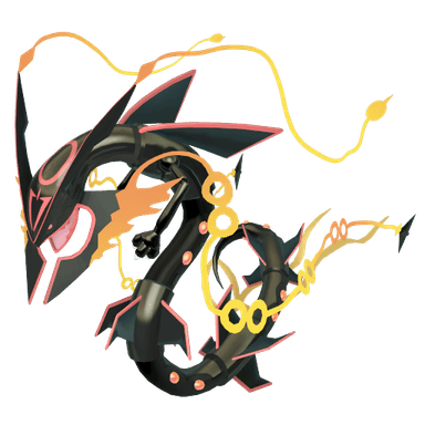 Pokémon HOME Shiny Rayquaza sprite 