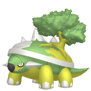 Pokémon HOME Shiny Shadow Torterra sprite 