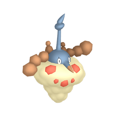 Pokémon HOME Shiny Wormadam sprite 