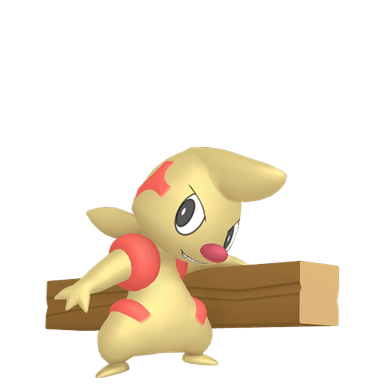 Pokémon HOME Shiny Timburr sprite 