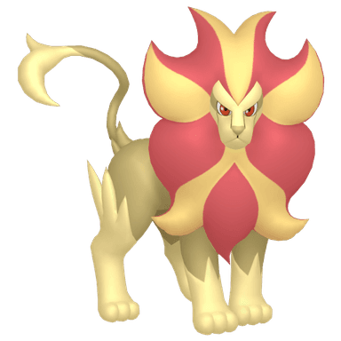 Pokémon HOME Shiny Pyroar sprite 