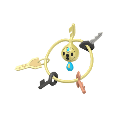 Pokémon HOME Shiny Klefki sprite 