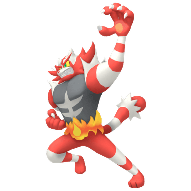 Pokémon HOME Shiny Incineroar sprite 