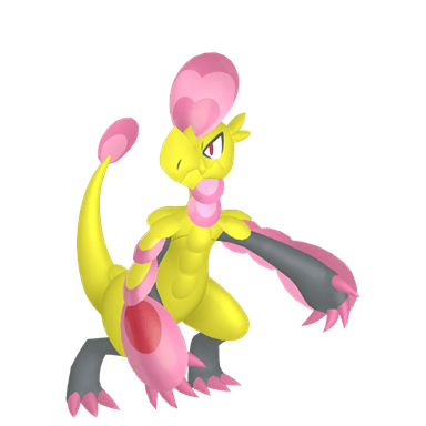 Pokémon HOME Shiny Hakamo-o sprite 