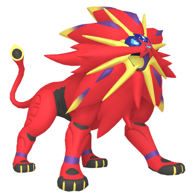 Pokémon HOME Shiny Solgaleo sprite 