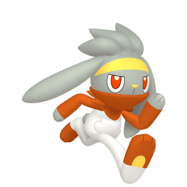 Pokémon HOME Shiny Raboot sprite 