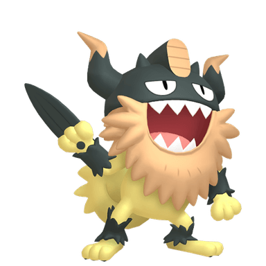 Pokémon HOME Shiny Shadow Perrserker sprite 