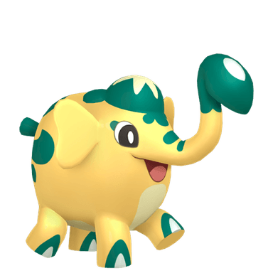 Pokémon HOME Shiny Cufant sprite 
