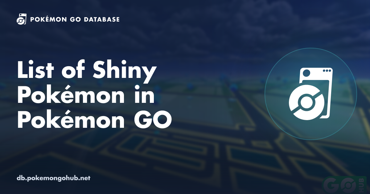 List of Shiny Pokémon in Pokémon GO