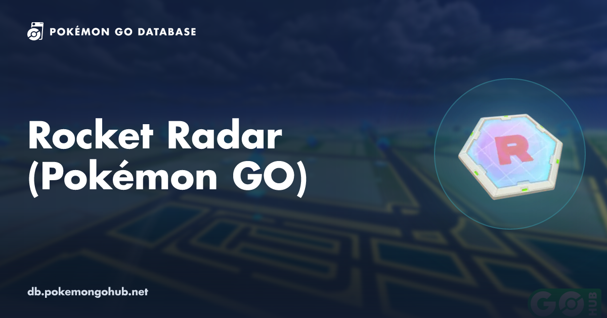 Rocket Radar (Pokémon GO)