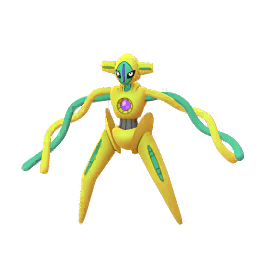 Shiny sprite of Deoxys from Pokémon GO