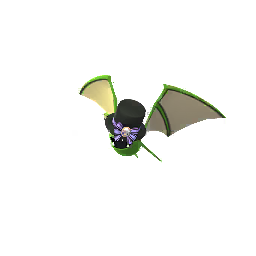 Shiny sprite of Zubat from Pokémon GO