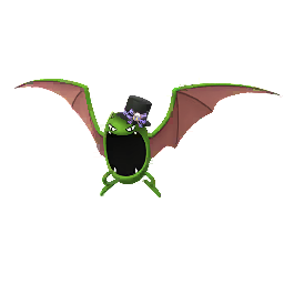 Shiny sprite of Golbat from Pokémon GO
