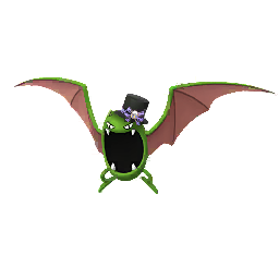 Shiny sprite of Golbat from Pokémon GO