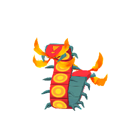 Ouvrir la page de base de données GO Hub pour Centiskorch Sprite brillant de Centiskorch de Pokémon GO