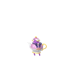 Shiny sprite of Polteageist from Pokémon GO