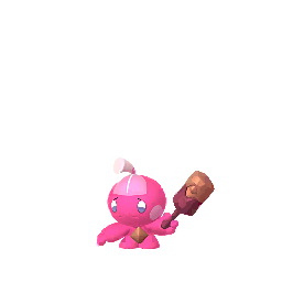 Shiny sprite of Tinkatink from Pokémon GO