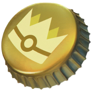 Gold Bottle Cap icon