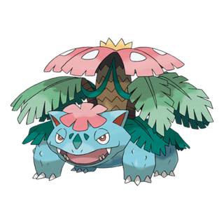 Artwork of Mega Venusaur from Pokémon GO