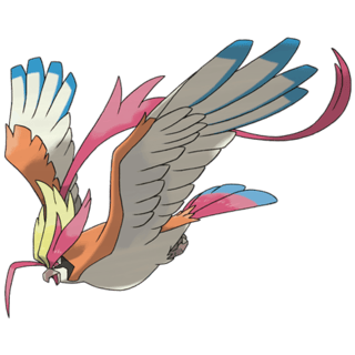 Artwork of Mega Pidgeot from Pokémon GO