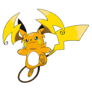 Artwork of Mega Y Raichu from Pokémon GO
