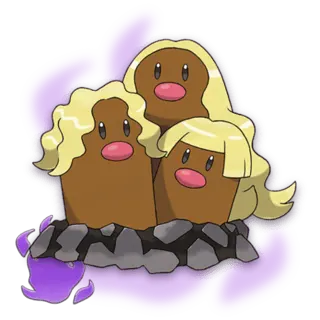 Shadow Alolan Dugtrio Pokémon GO