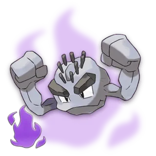 Shadow Alolan Geodude Pokémon GO