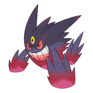 Artwork of Mega Gengar from Pokémon GO