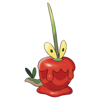 Artwork of Dipplin from Pokémon GO