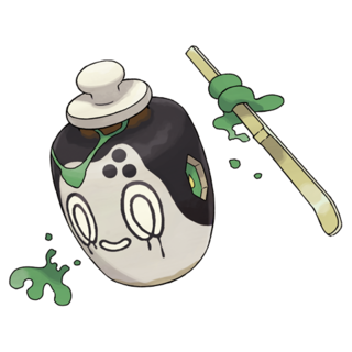 Artwork of Poltchageist from Pokémon GO