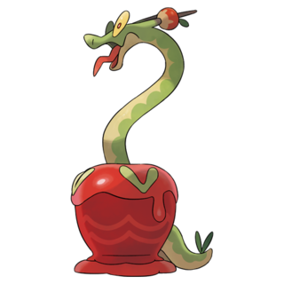 Artwork of Hydrapple from Pokémon GO