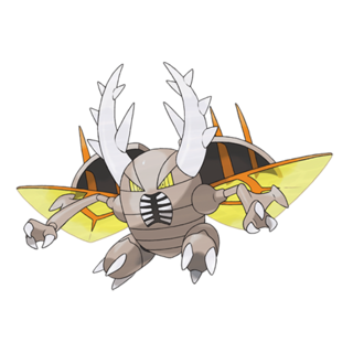 Artwork of Mega Pinsir from Pokémon GO