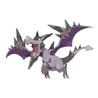 Artwork of Mega Aerodactyl from Pokémon GO