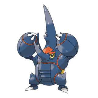Artwork of Mega Heracross from Pokémon GO