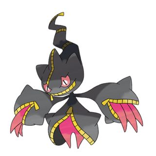 Artwork of Mega Banette from Pokémon GO