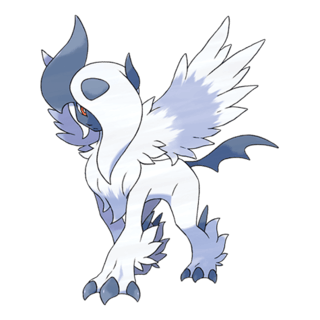 Artwork of Mega Absol from Pokémon GO