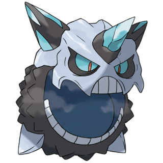 Artwork of Mega Glalie from Pokémon GO