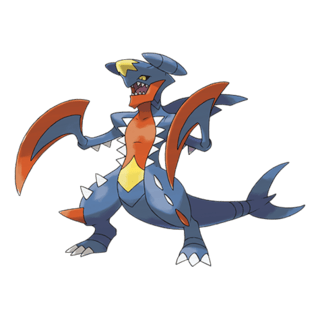 Artwork of Mega Z Garchomp from Pokémon GO