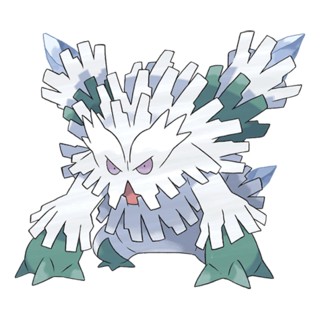 Artwork of Mega Abomasnow from Pokémon GO