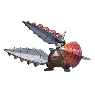 Artwork of Mega Excadrill from Pokémon GO
