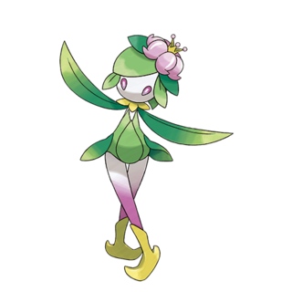 Artwork of Hisuian Lilligant from Pokémon GO