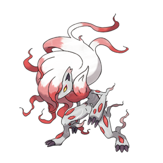 Artwork of Hisuian Zoroark from Pokémon GO