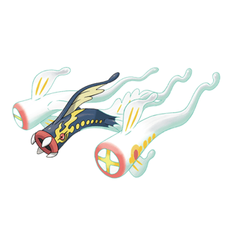 Artwork of Mega Eelektross from Pokémon GO